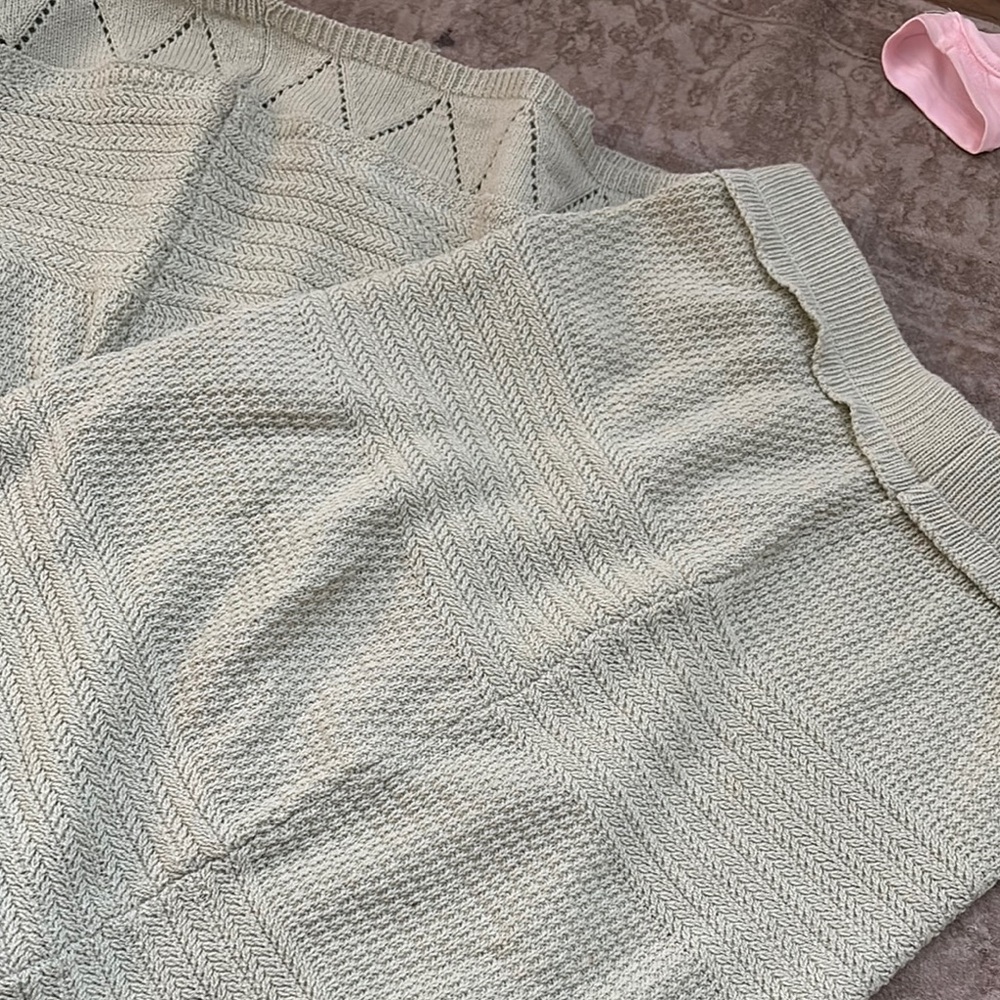 Long crochet skirt